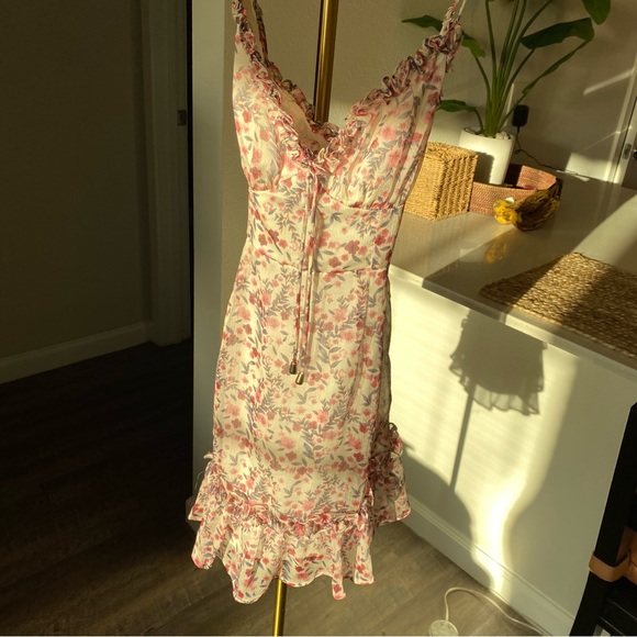 Angel Biba Pink Floral Dress - Picture 5 of 7